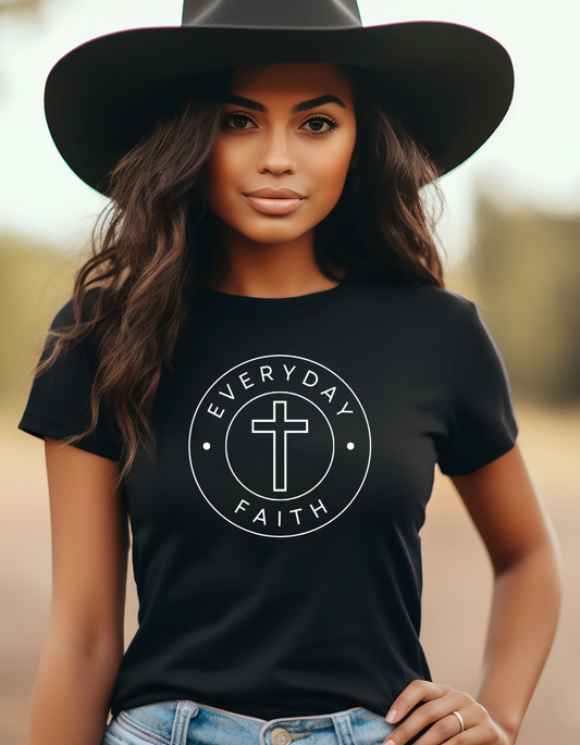 Women's Everyday Faith Cross Short Sleeve Tee