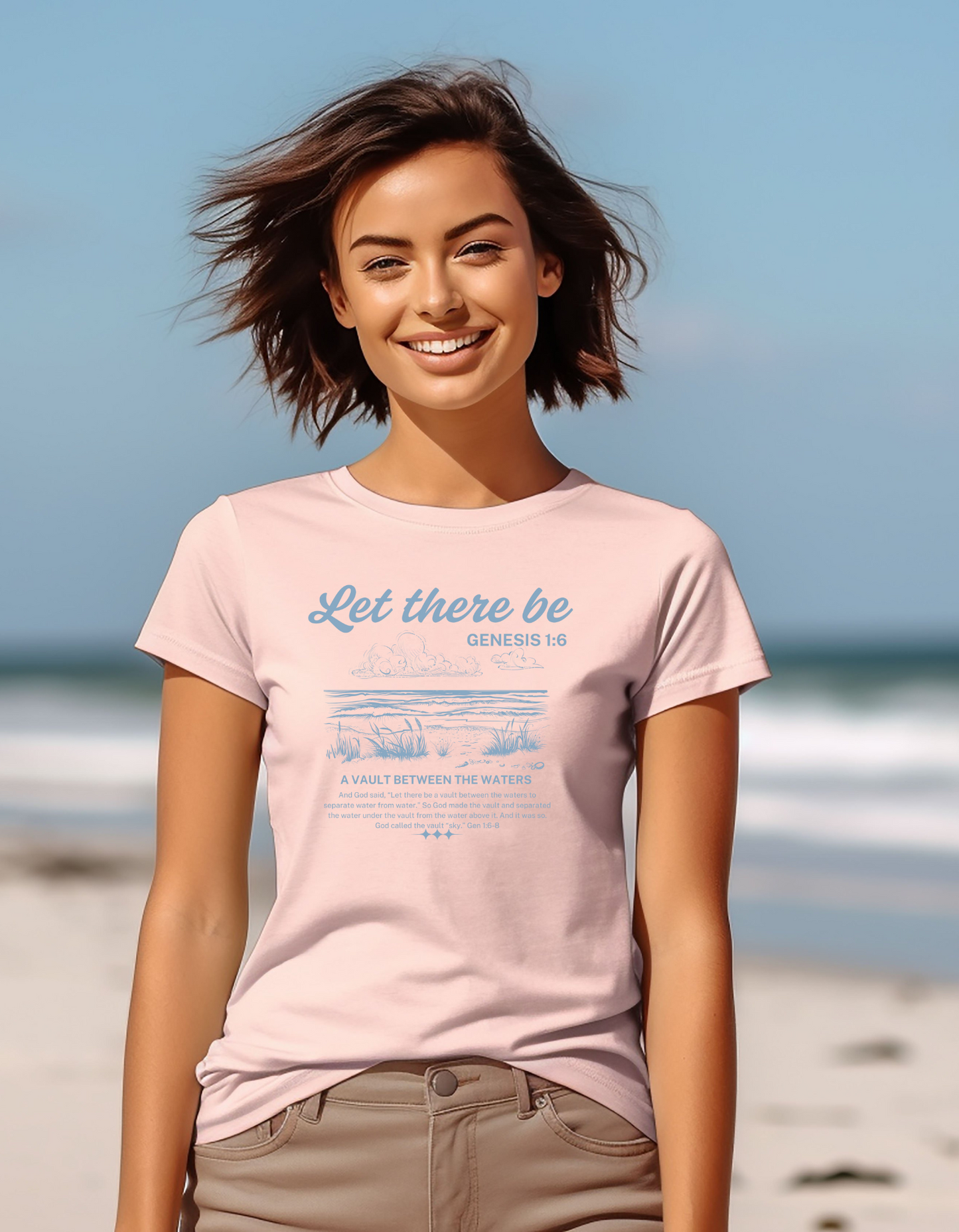 Women's let there Be short sleeve tee