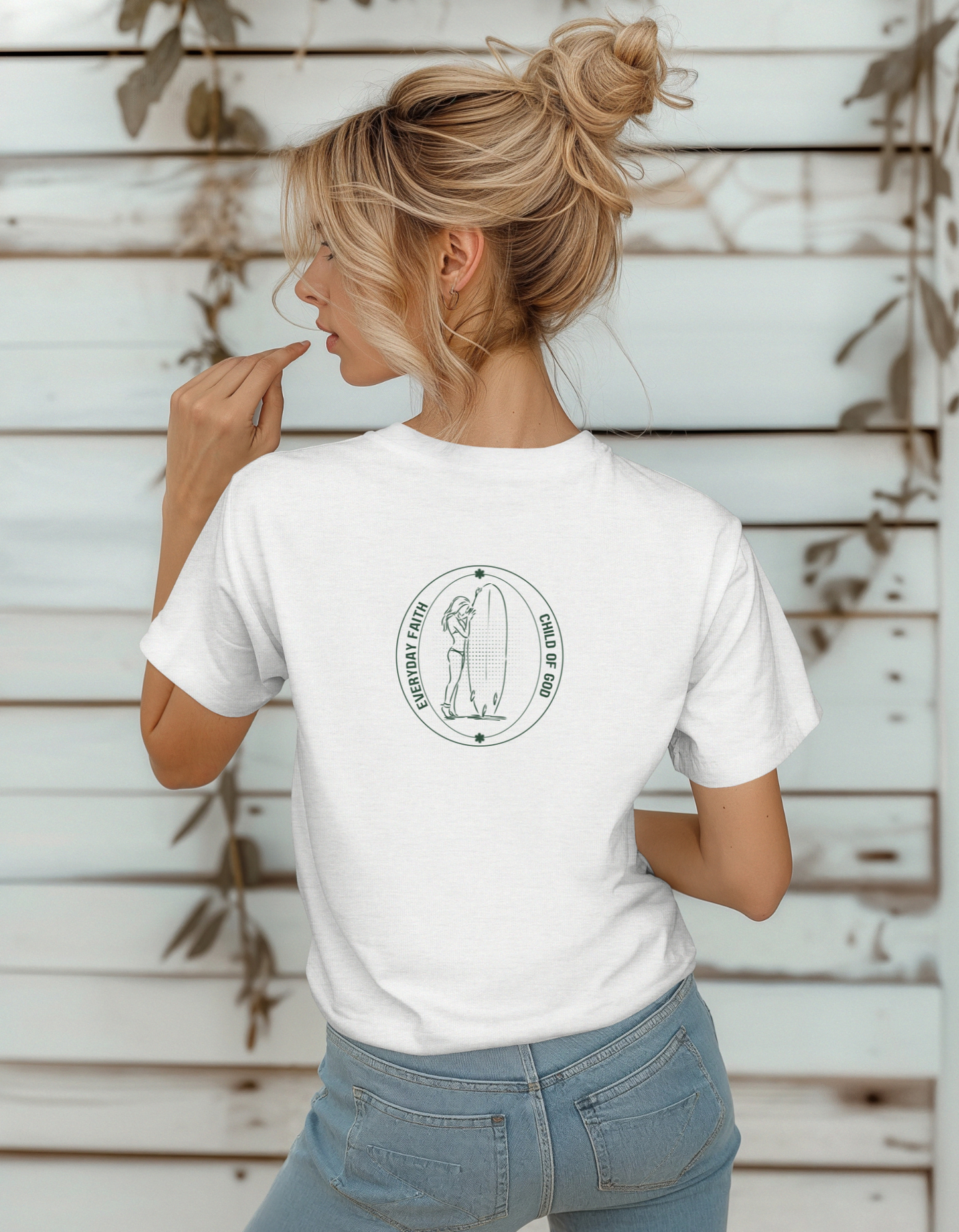 Women's Surfer Child Of God Short Sleeve Tee