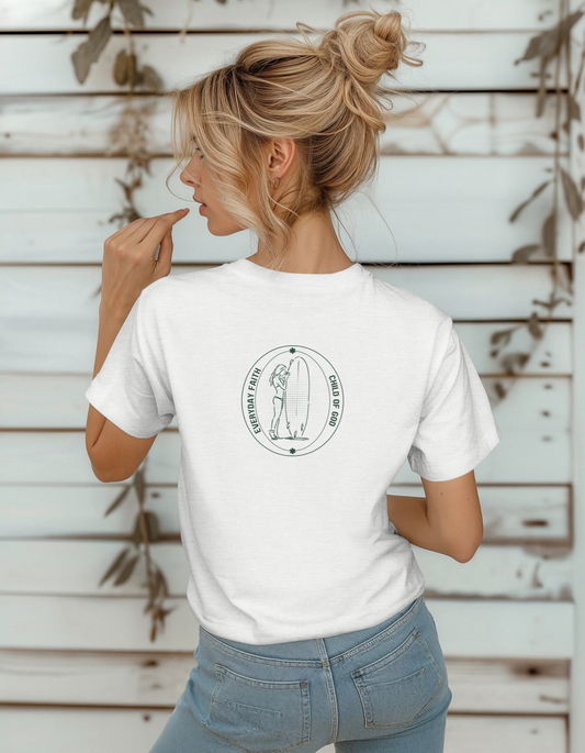 Women's Surfer Child of God short sleeve tee